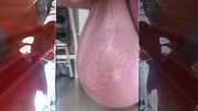 Extreme Ballstretching Moon Glare Massive Balls Gloryfication - The Biggest Grown Real Scrotum Meat Real Life Futanari Low Hangers Big Balls Fetish