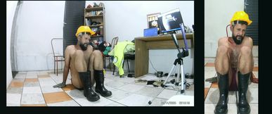 Boots, Pee and Red Underwear