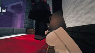 MINECRAFT three-way with jenny anime gameplay