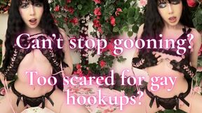 Too scared for real cock? Just goon to gay porn forever.