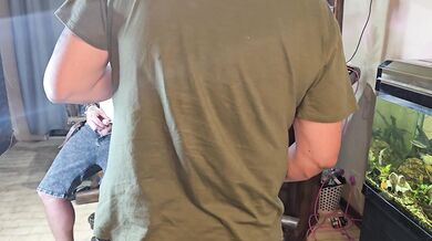 Friends using stepmom pussy as a cum dump