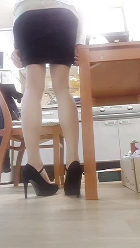 Asian College Girl's First Video for Test