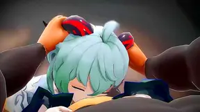 Neige Tempts the Demon King with Seductive Dances in the Lustful Palace Chamber