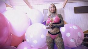 Bella Pink and Purple Balloon Masspop 4K UHD Version