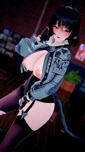 Featured Jane Do - Aoa Short Hair Costume Changes & Striptease, Succubus Police Uniform, Bunny Girl, Sexy Cheongsam