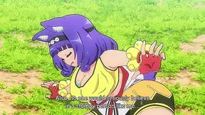 Workaholic Saves Busty Catgirl from Slime in Immoral Guild Adventure