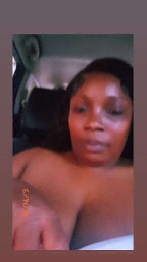 Busty milf flaunts her big natural boobs