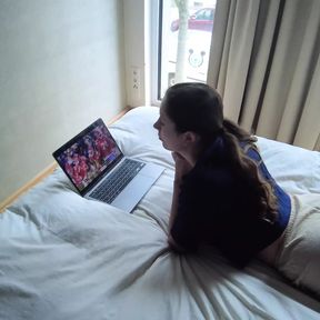 Roommate Seduced Her Neighbour While Watching Football