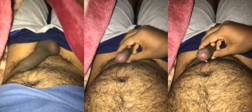 Morning cumshot on the cold bed by Korean twink daddy