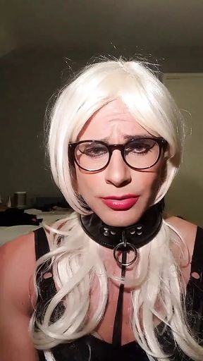Deep Throat Training in Chastity
