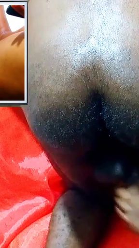 Experiencing new masturbation style while watching porn on tv. My hot cock felt it till I got CUM, wet and hot pussy!   Clip 2