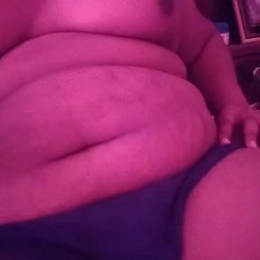 Omnigender BBW playing with theirself