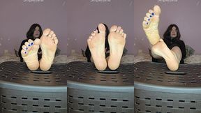 propping up my big soles