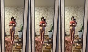 teen baby playing with big tits, let's meet on OF