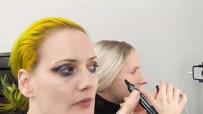 Sissy Bailey Wilde and Woman Putting On Makeup