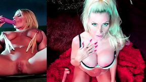 Busty Sexy Blonde Brittany Andrews Drills Her Pussy With A Big Dildo!