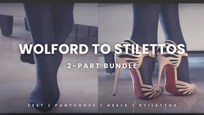 Bare Feet To Louboutin Heels Wolford Pantyhose Transformation