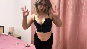 Nipsandstrips Bloated Belly Latina Farting Loud