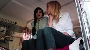 Fresh-faced teens get real naughty in the bedroom