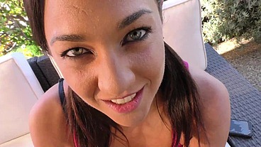 Amara Romani Swallows All Of Mike Hunt's Cum