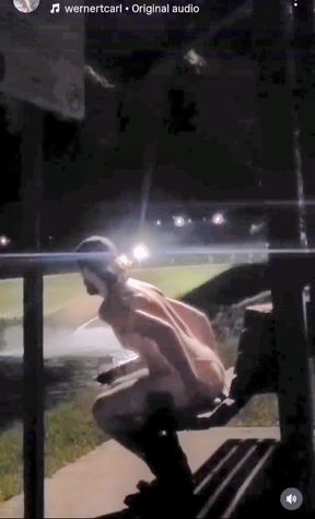 Riding dildo in public at Sardis spillway