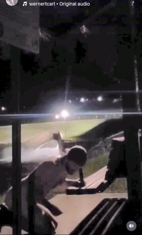 Riding dildo in public at Sardis spillway