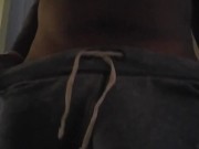 Stocky hung Black guy teases you with his big black dick