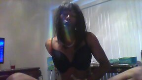 Camera footage of young woman