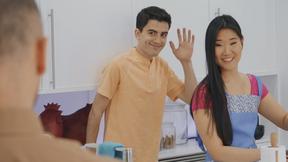 ”Jordi REALLY likes his new Step Sister Katana!”