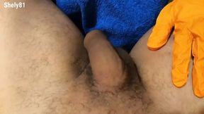 The new girl who does waxing, can't resist the client's cock and gives him a happy ending
