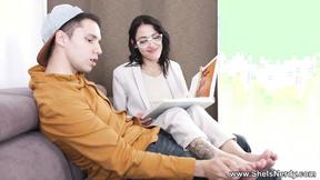 She Is Nerdy - Kris the Foxx - Fucking sexy nerdy brunette