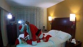 Santa Fucks Sexy Tgirl