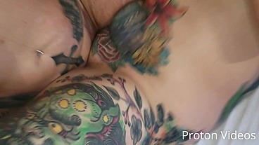 Brazilian tattoed lesbians