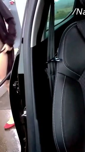 Pumping Gas + Car Wash See-Through (sheer)   Clip 1