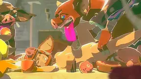 Zelda is fucked by Bokoblins beast monsters