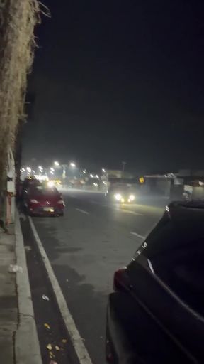 Muscular Pinoy Twink Strokes His Hard Cock in Parked Car on Dark Manila Streets