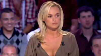 Cecile de Menibus Huge boobs 3 french presenter compilation