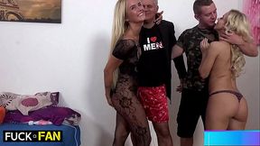 Aisha Licks Nesty's Pussy While The Blonde Slurps Chad's Balls!