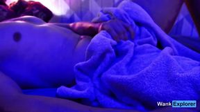 Hot Nordic Guy Having a Sensual Wank in Dim Lighting