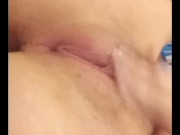 Pregnant Teen Can Only Take 4 Fingers While Playing With Wet Throbbing Pussy