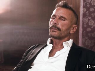 Deeper. Curvy Hotty Rissa May Gets Her Booty Stretched Out By Aged Stud