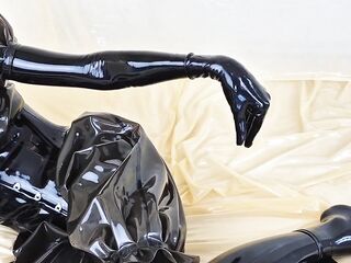 OnlyFans teaser - Latex rubberdoll enjoying layers of latex!