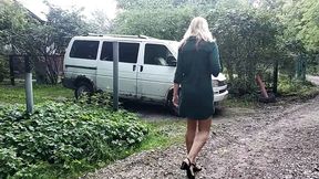 intense naked drive with Marta &#x2013; wild car sex