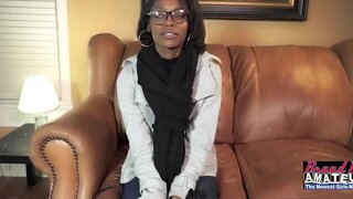Anal fucking for the attractive ebony babe Sylvia