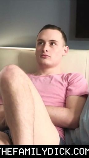 Twink Step Son Caught With Step Mom's Dildo Family Fucked By Step Dad   Clip 1