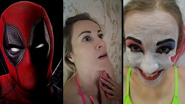 harley quinn vs deadpool (figth for anal isabelle rose)