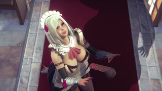 Genshin's maid Noelle serves you