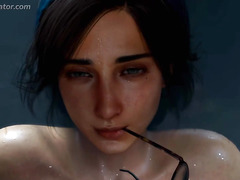 Deepthroat and Pussy Fucking for Beauty Alma in Cave (3D Anime) 2026