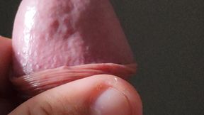 Amazing Close-up of the Penis Crown and Feet in the Background