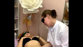 RitaFox came in for laser depilation, just look at her ass